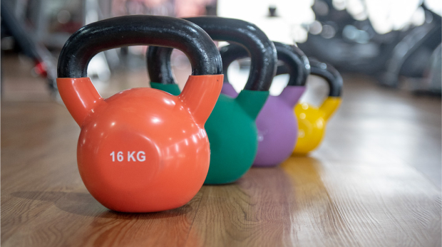 kettlebells